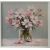 Wall art WALLY 40x40cm, bouquet of flowers