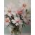 Wall art WALLY 40x40cm, bouquet of flowers