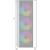 Gembird Fornax 4000W ARGB gaming ATX computer case, Midi Tower, backlight, White