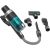 Concept VP6110 stick vacuum/electric broom 2-in-1 stick vacuum Battery Dry HEPA Bagless Black, Blue 2.5 Ah