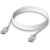 Ubiquiti UACC-Cable-Patch-EL-3M-W networking cable Translucent, White Cat6