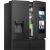 Hisense RQ760N4IFE side-by-side Ledusskapis Black