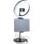 Fixed LED Ring Desktop Tablet/Phone Stand with Light Black