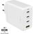 LĀDĒTĀJS   FIXED GaN Travel Charger - 3xUSB-C; 1xUSB-A 100W