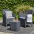 Keter Комплект садовой мебели Trenton Balcony Set серый