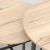 Coffee table HANNES 50x50xH40cm, rustic melamine