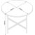 Coffee table HANNES 50x50xH40cm, rustic melamine