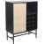 Cabinet HELVE with wine rack 80x40xH110cm, melamine