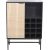 Cabinet HELVE with wine rack 80x40xH110cm, melamine