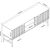 TV galds HELVE 150x40xH60cm, melamīns