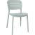 Chair MANGO 42,5x53,5xH79cm, greenish gray plastic