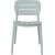 Chair MANGO 42,5x53,5xH79cm, greenish gray plastic