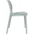 Chair MANGO 42,5x53,5xH79cm, greenish gray plastic