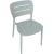 Chair MANGO 42,5x53,5xH79cm, greenish gray plastic