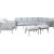 Garden furniture set MEDINA 5-parts, beige