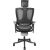 Task chair WAU with wide backrest, grey