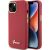 GUHCP15SSMBSLM Guess iPhone 15 6.1" hardcase Silicone Script Metal Logo & Frame magenta