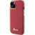 GUHCP15SSMBSLM Guess iPhone 15 6.1" hardcase Silicone Script Metal Logo & Frame magenta