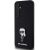 Karl Lagerfeld KLHCS23FEMHHKNPK S23 FE S711 melns silikona Ikonik metāla piespraude