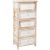 Chest of drawers KASEKE with 5 storage units 40x29x90cm, natural