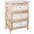 Chest of drawers KASEKE with 3 storage units 40x29x58cm, natural