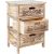 Chest of drawers MIHKLI with 3 storage units 40x29x58cm, natural