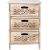 Chest of drawers MIHKLI with 3 storage units 40x29x58cm, natural