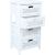 Chest of drawers MIHKLI with 4 storage units 40x29x73cm, white