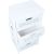 Chest of drawers MIHKLI with 4 storage units 40x29x73cm, white