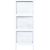 Chest of drawers MIHKLI with 3 storage units 26x32x63cm, white