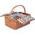 Picnic basket for 4 people, 46x33xH22/40cm