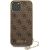 Guess 4G Charms Case for iPhone 12|12 Pro 6.1 Brown