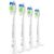 Philips Sonicare W2 Optimal White  standarta zobu birstes uzgalis, 4 gab, balti - HX6064/87