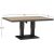 Table PARKER 150x90xH52-75cm, grey