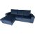 Corner sofa KARL LC dark blue
