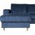 Corner sofa KARL LC dark blue