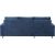 Corner sofa KARL LC dark blue