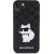 Karl Lagerfeld KLHCP14SSAKHPHPCK iPhone 14 6,1" melns safjāno monogramma Choupette