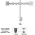 Newstar MONITOR ACC DESK MOUNT 10-27"/NM-D135DSILVER NEOMOUNTS