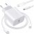 ECOBOX  ŁADOWARKA SIECIOWA 20W BIAŁA TYP-C PD  + KABEL IPHONE USB-C DO LIGHTNING BOX