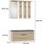 Top E Shop PARMA closet 100x35x180 cm, oak sonoma
