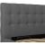Bed LEENA 160x200cm, grey