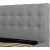 Bed LEENA 160x200cm, grey