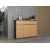Top E Shop 3D3S chest of drawers 120x40x97 cm, anthracite/artisan