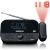 Lenco radio pulkstenis ar projekciju, melns - CR-615BK