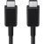 Samsung EP-DN980BBE 25W USB-C uz USB-C ātrās 5A uzlādes un datu kabelis 1m Melns (OEM)