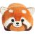 AURORA Spudsters Plīša rotaļlieta sarkanā panda, 25 cm
