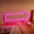 Manta SNL107PK Style Neon Lights Arrow pink