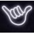 Manta SNL77WH Style Neon Lights Hand white