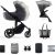 Kinder Kraft Wózek KinderKraft KINDERKRAFT WÓZEK GŁĘBOKO-SPACEROWY PRIME 2 2W1 SZARY